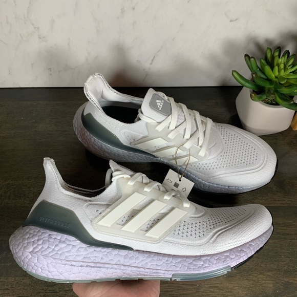 adidas UltraBOOST 21 Crystal White - Picture 7 of 8